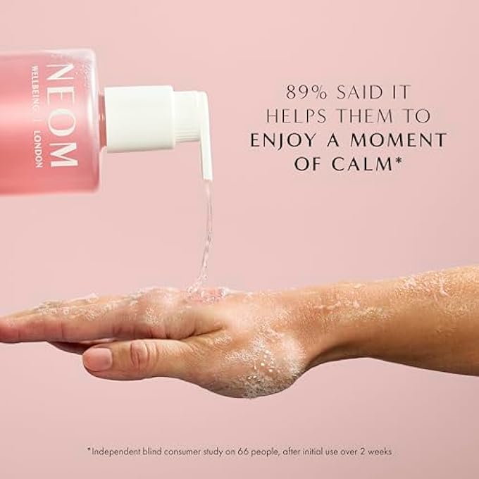 NEOM - HAND WASH (300ML, COMPLETE BLISS) | BLUSH ROSE, LIME & BLACK PEPPER - Image 5